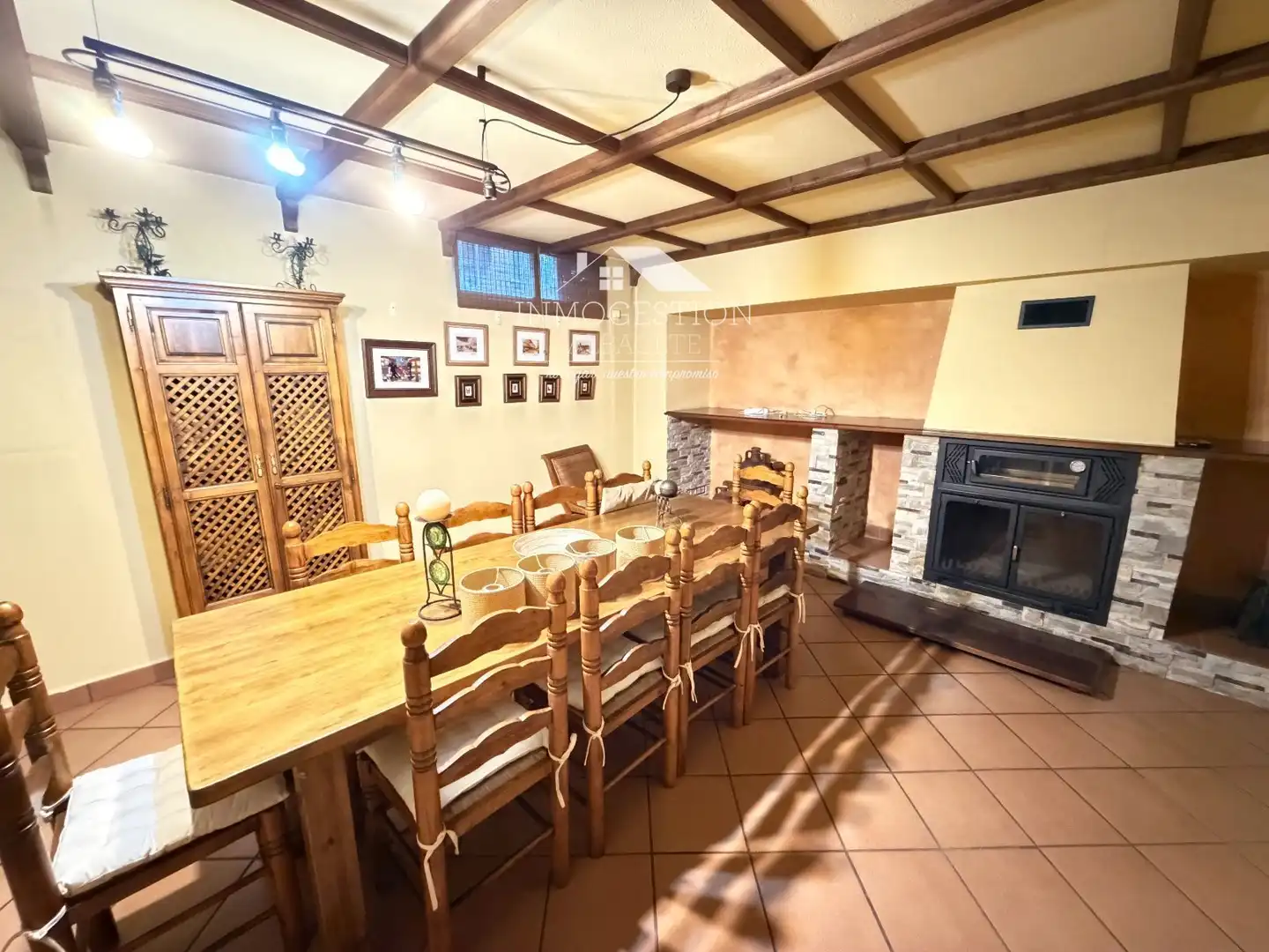 Dining room of Detached homes for sale in Albacete  with Air Conditioner, Heating and Parquet flooring
