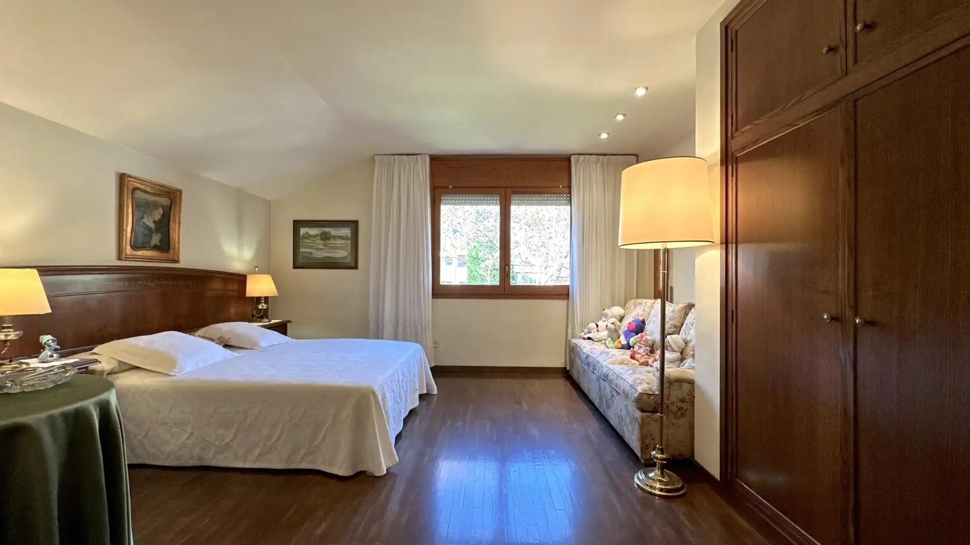 Bedroom of Houses for sale in Sant Cugat del Vallès  with Heating, Private garden and Parquet flooring