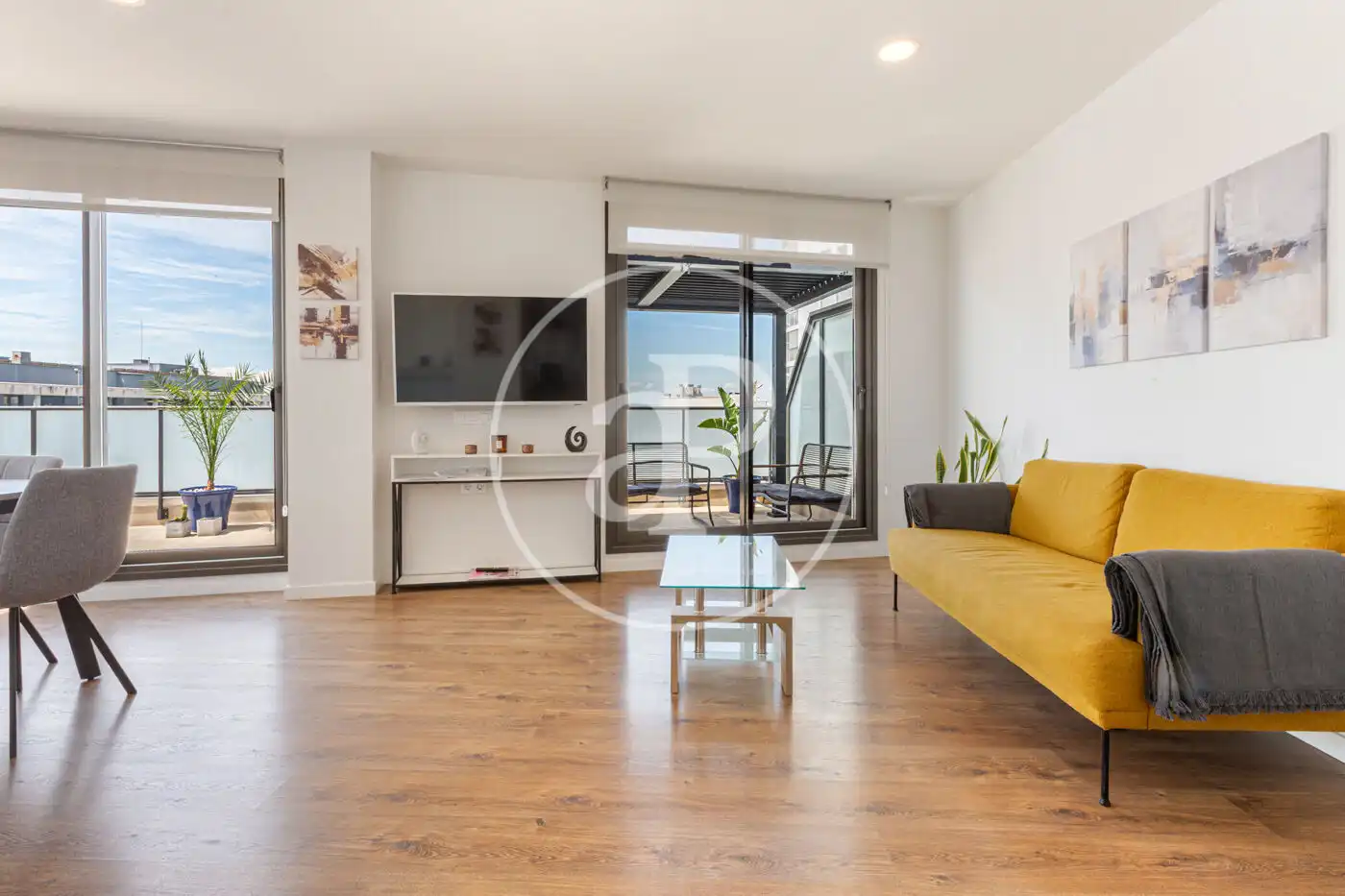 Sala de estar de Ático en venta en Valencia con Aire acondicionado, Calefacción y Terraza