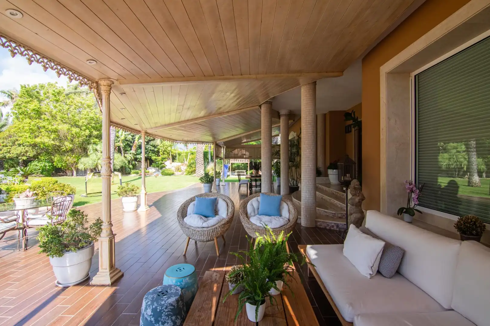Terraza de Casa o chalet en venta en Elche / Elx con Aire acondicionado, Calefacción y Jardín privado