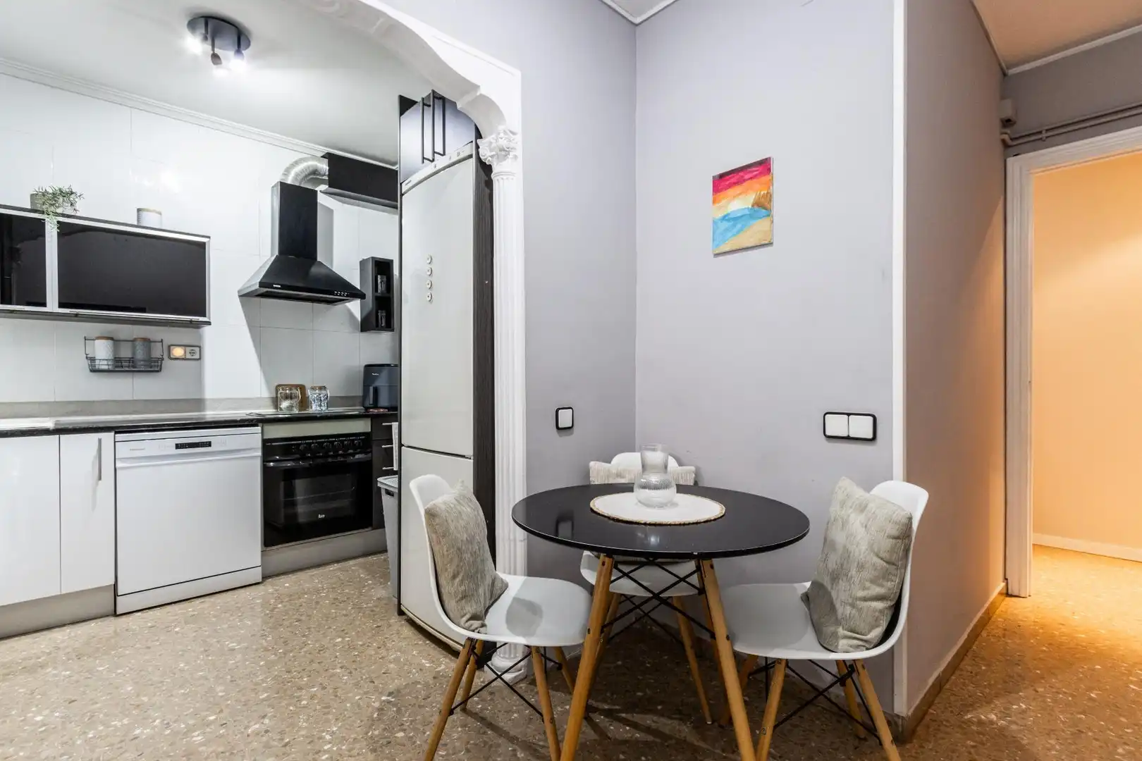 Kitchen of Flat for sale in Sabadell  with Heating, Storage room and Balcony