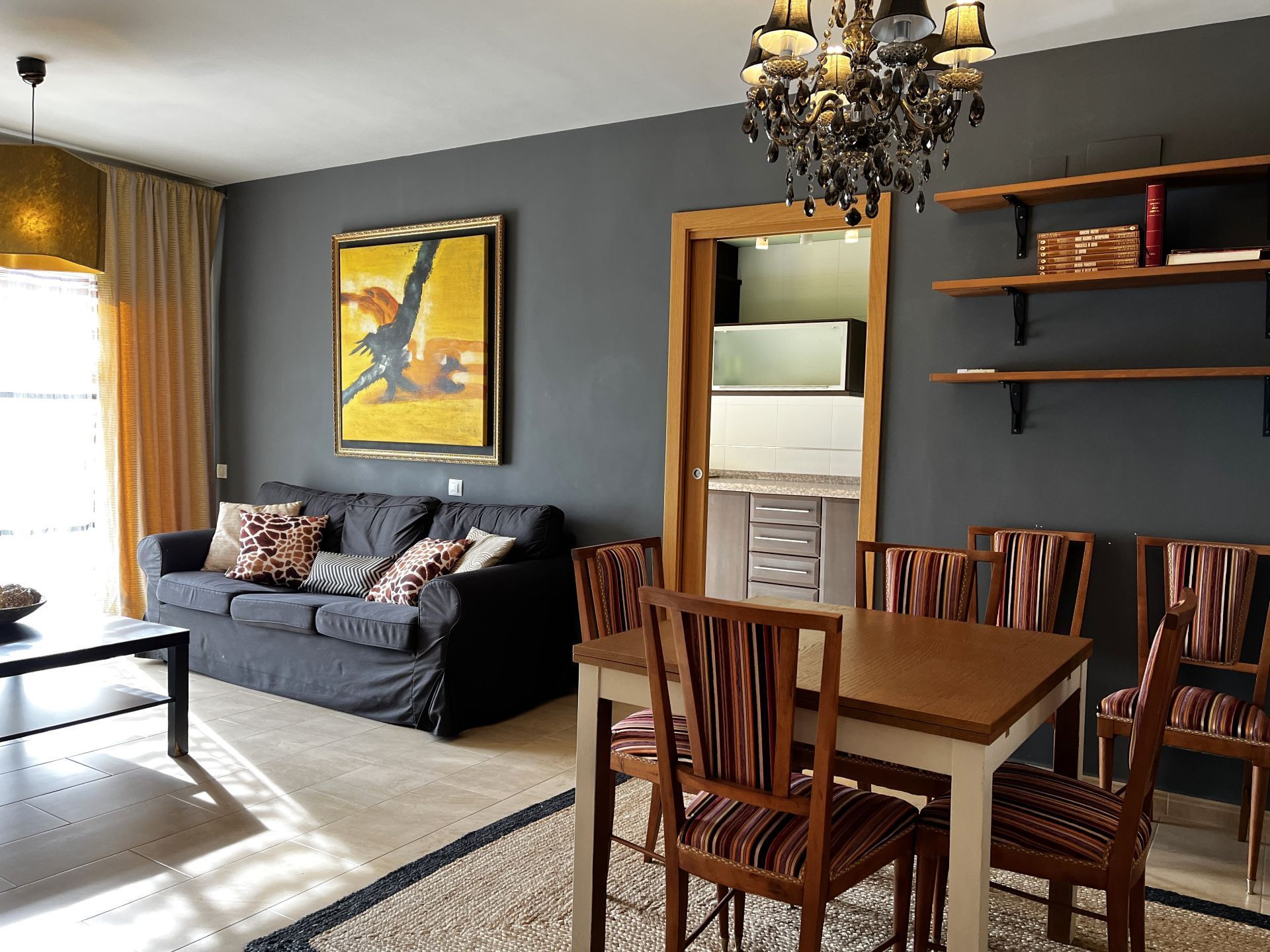 Living room of Flat for sale in Aielo de Malferit  with Air Conditioner, Heating and Terrace