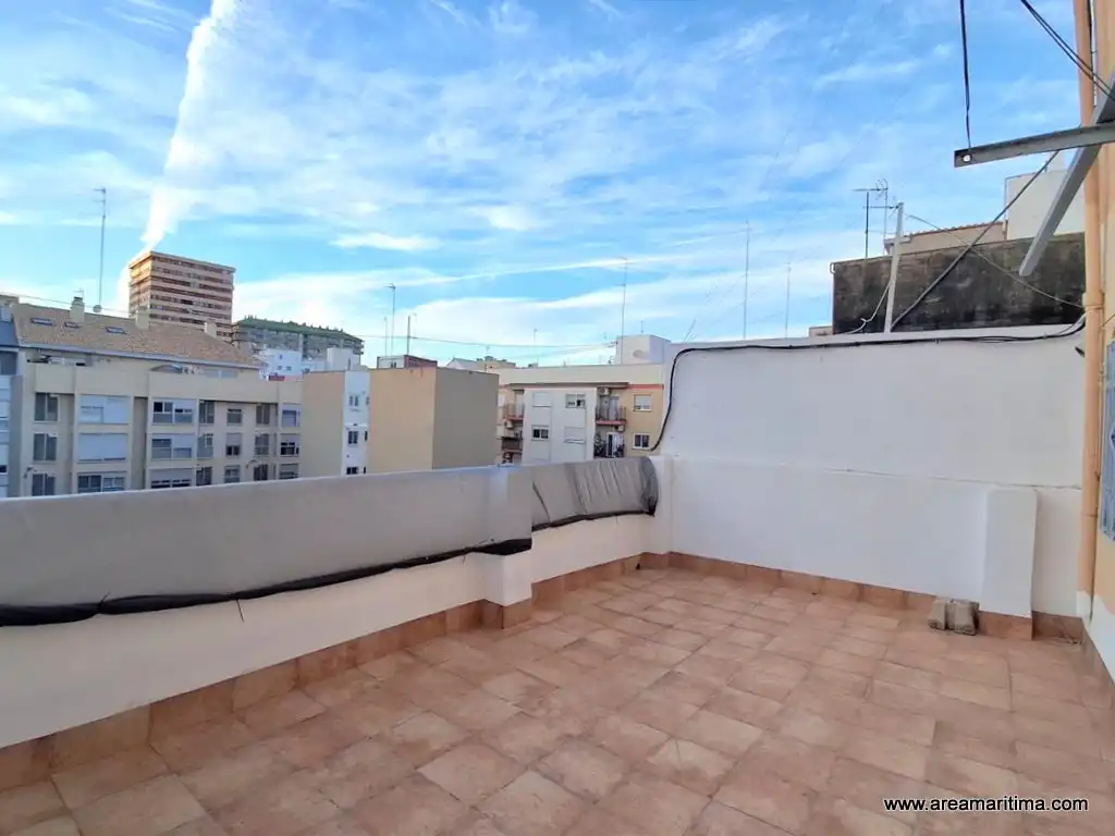 Terraza de Ático en venta en Poblats Marítims