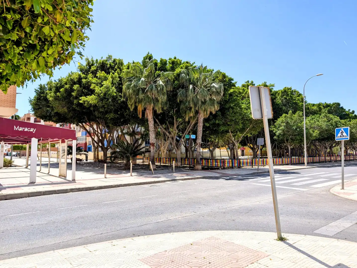 Exterior view of Ground floor for sale in Roquetas de Mar  with Air Conditioner, Heating and Terrace