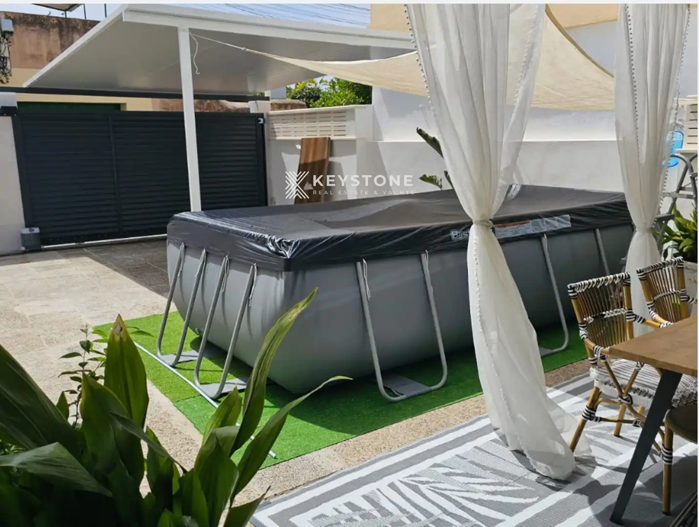 Piscina de Casa o xalet en venda en  Palma de Mallorca amb Aire condicionat i Moblat