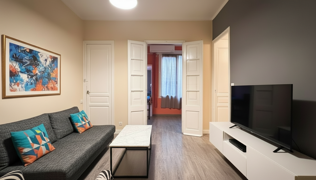 Sala d'estar de Casa o xalet en venda en Esplugues de Llobregat amb Terrassa