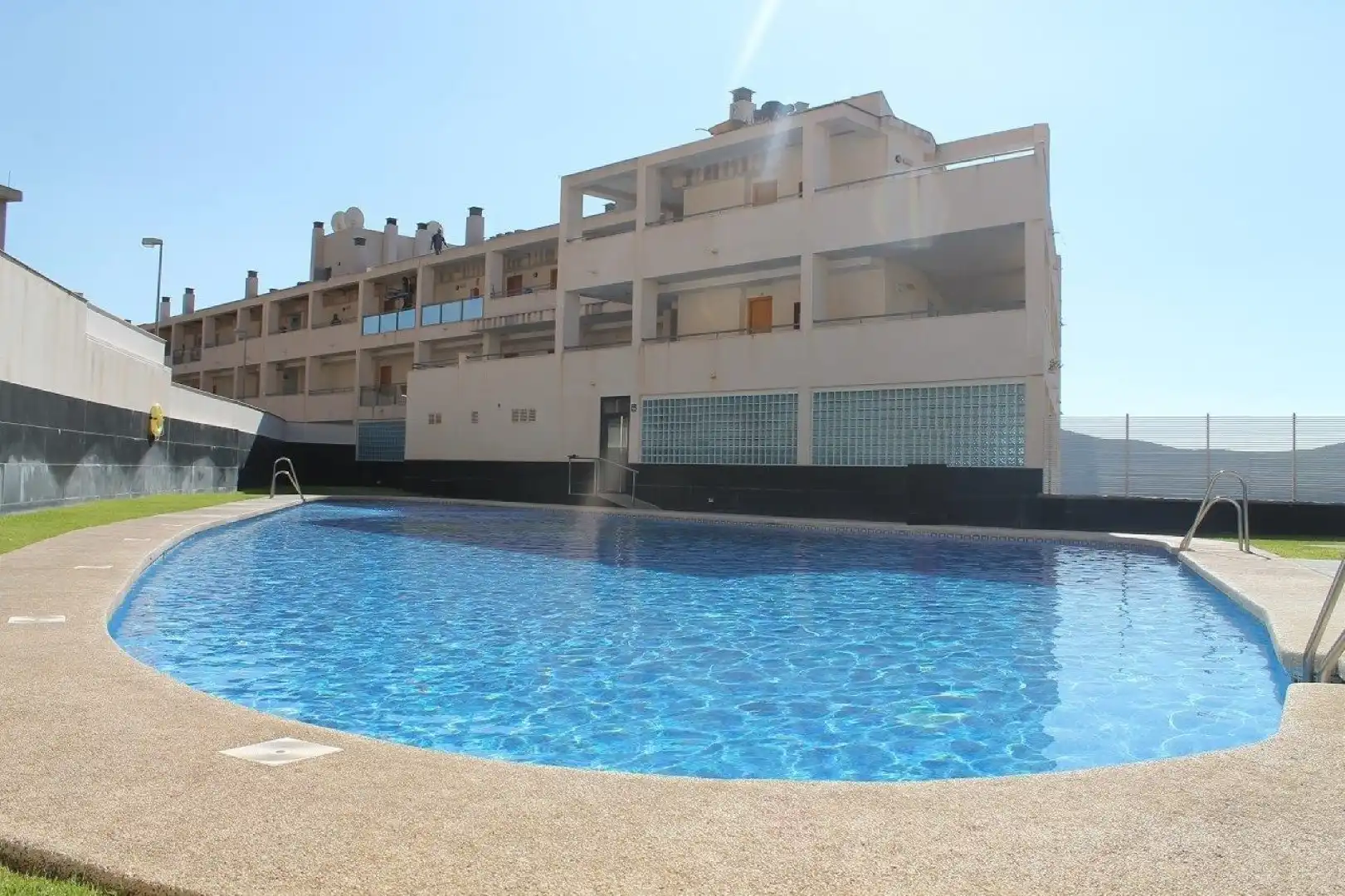 Swimming pool of Apartments for sale in Vícar  with Air Conditioner, Terrace and Swimming Pool
