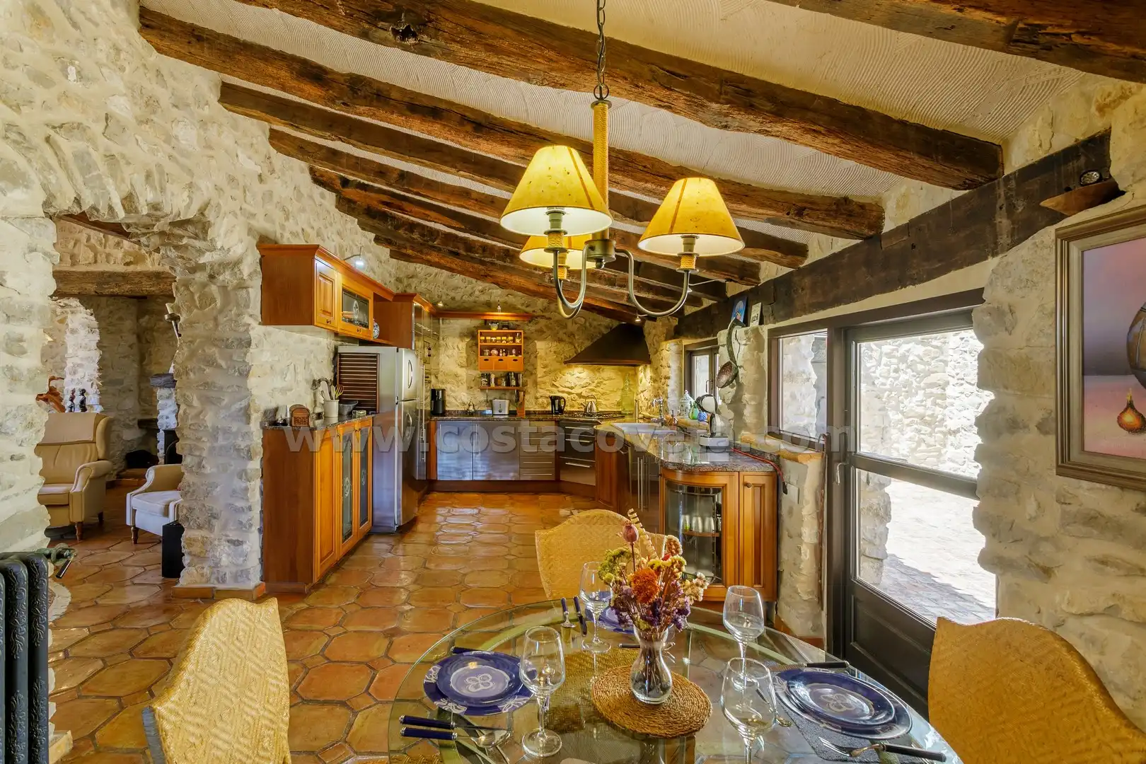 Cocina de Casa o chalet en venta en Relleu con Aire acondicionado, Calefacción y Jardín privado