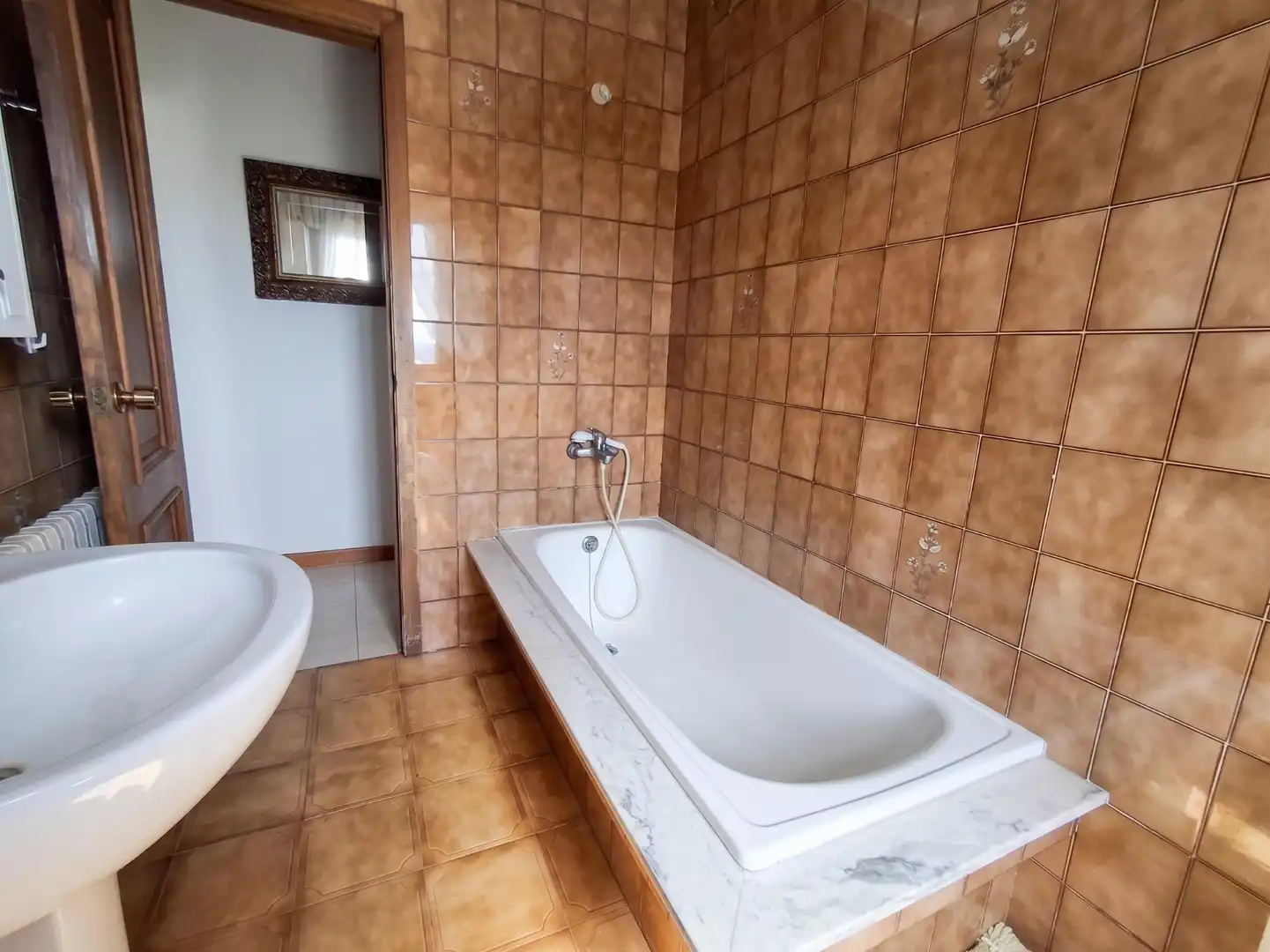 Baño de Casa o chalet en venta en Ourense Capital  con Calefacción, Jardín privado y Terraza
