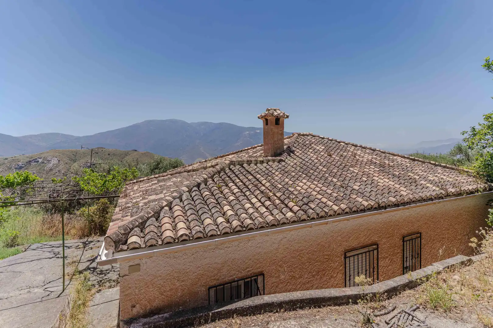 Vista exterior de Finca rústica en venta en Carataunas con Jardín privado, Trastero y Piscina