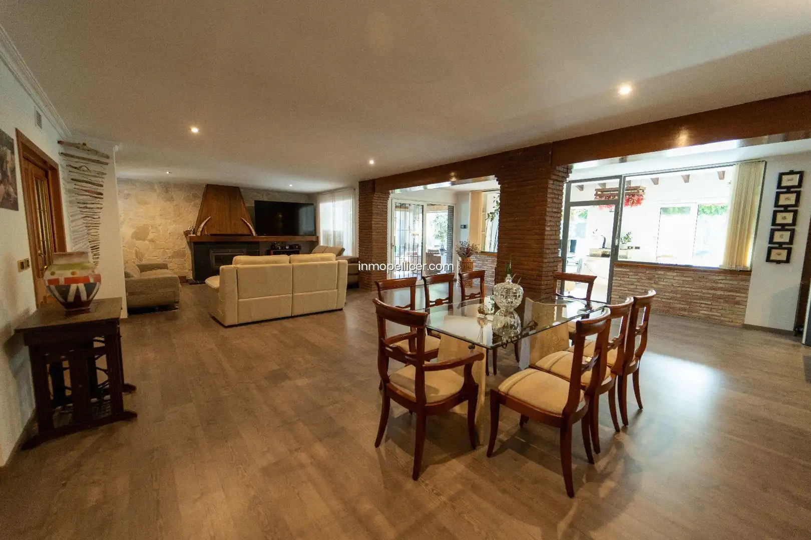 Esszimmer von Haus oder Chalet zum Verkauf in L'Alfàs del Pi mit Klimaanlage, Heizung und Privatgarten