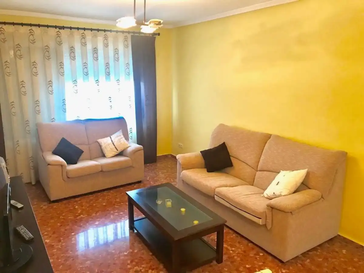 Sala de estar de Piso de alquiler en Manises con Aire acondicionado, Calefacción y Amueblado