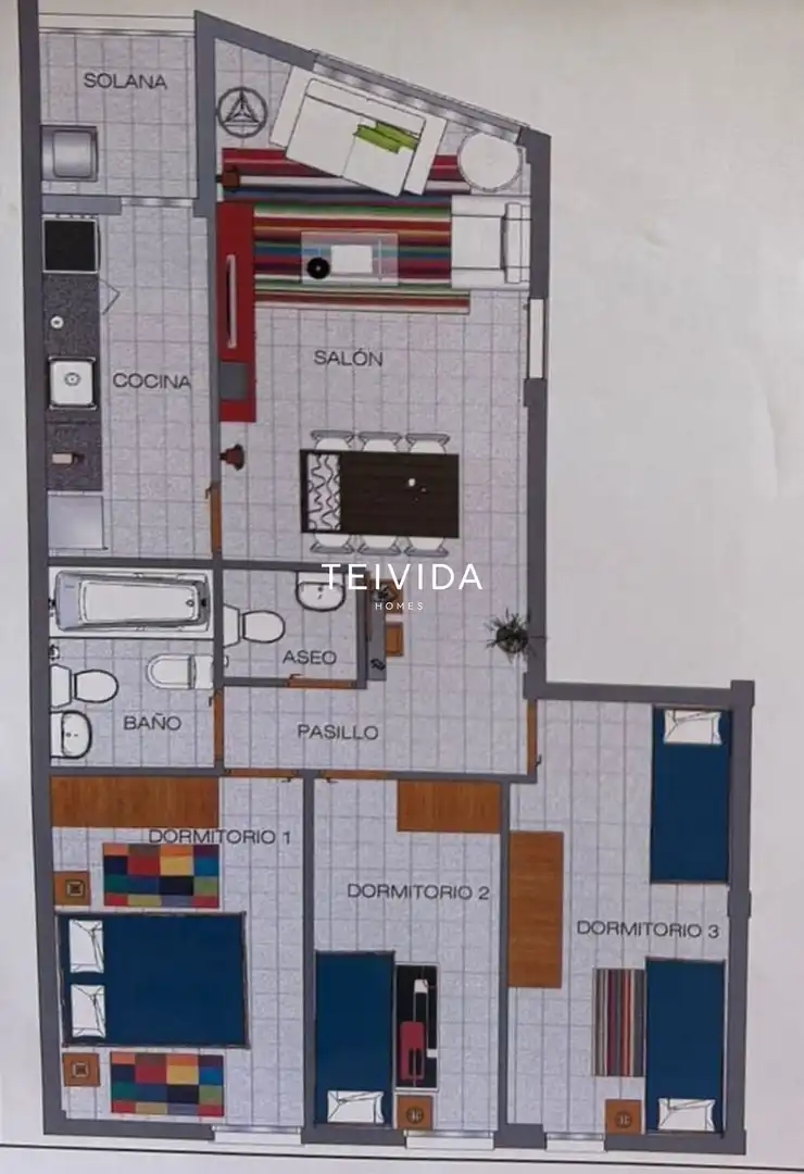 Dormitori de Pis en venda en Santa Cruz de Tenerife amb Terrassa