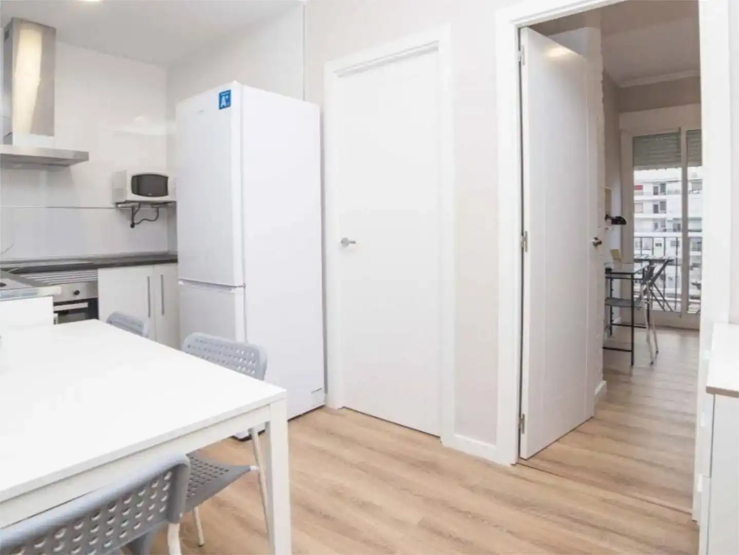 Kitchen of Attic for rent in Valencia  with Furnished and Balcony