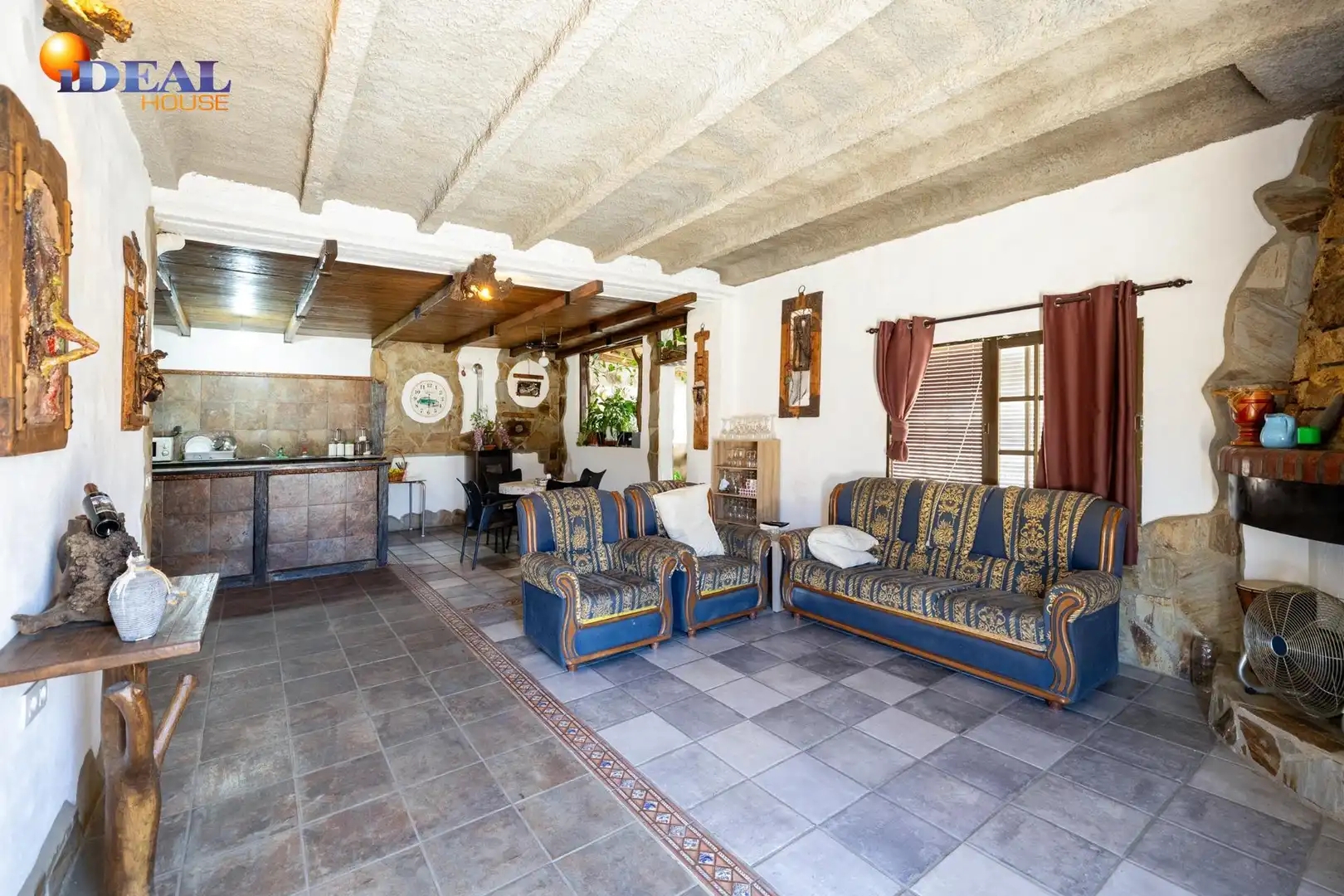 Sala de estar de Casa o chalet en venta en Huéneja con Aire acondicionado y Trastero