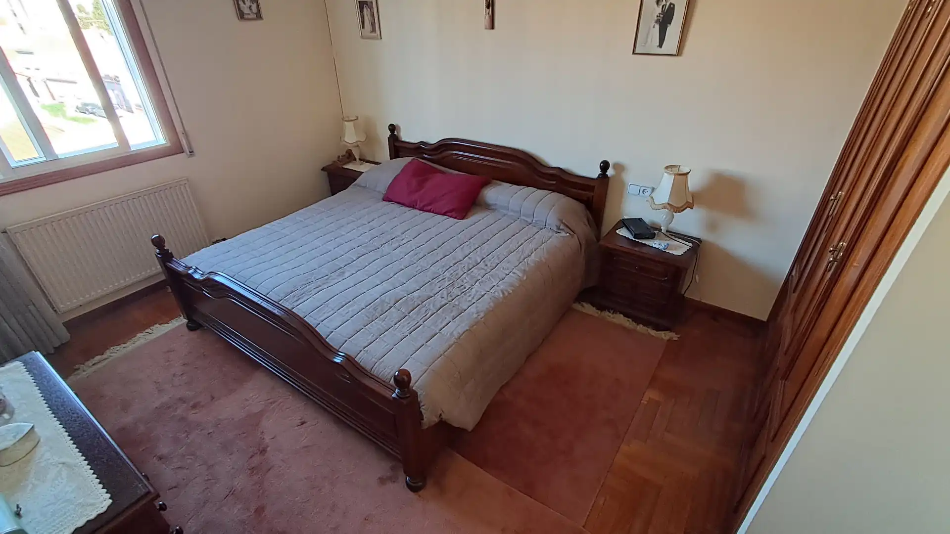 Schlafzimmer von Wohnung zum Verkauf in Vigo  mit Heizung, Parkett und Abstellraum
