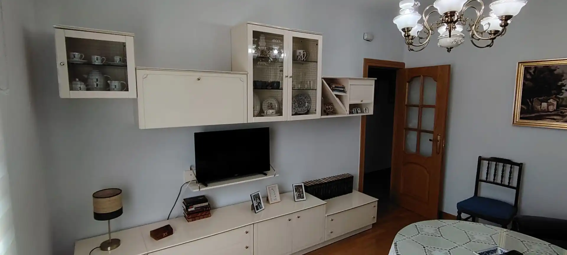 Wohnzimmer von Wohnung zur Miete in Salamanca mit Heizung, Möbliert und Waschmaschine