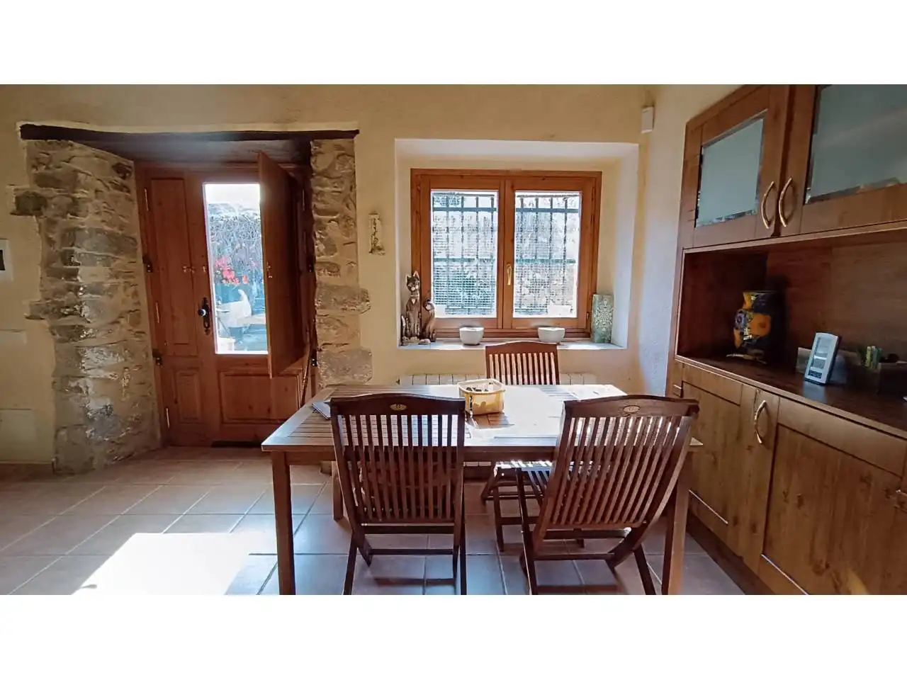 Comedor de Finca rústica en venta en Llinars del Vallès con Calefacción, Jardín privado y Terraza