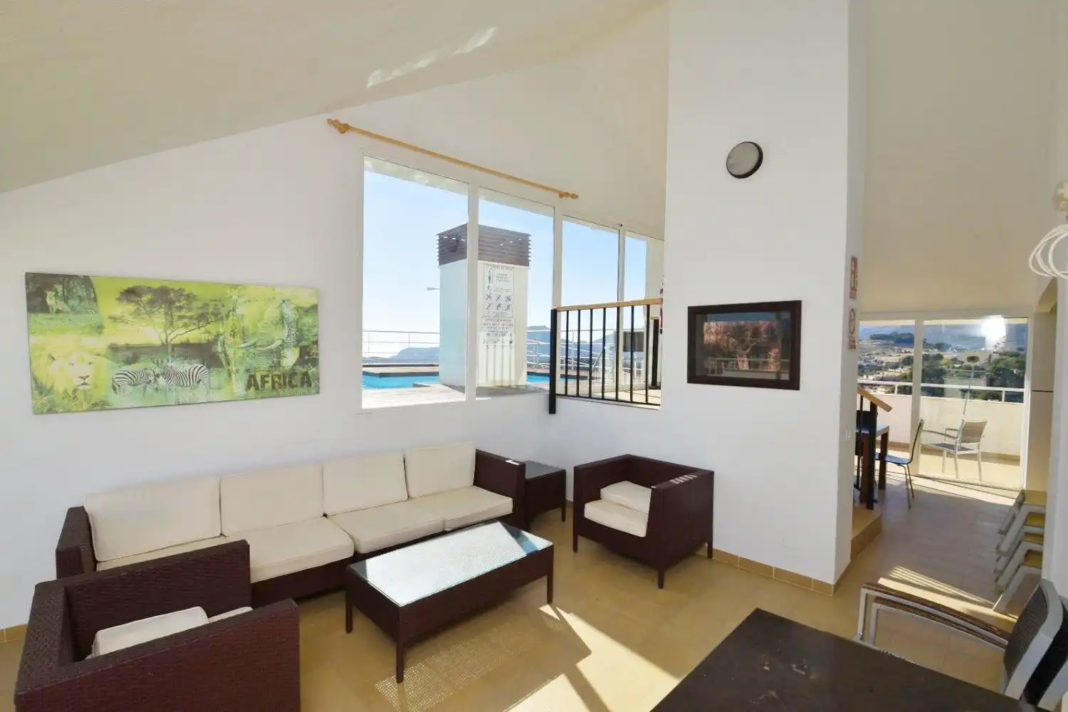 Sala de estar de Apartamento en venta en Benissa con Calefacción, Jardín privado y Terraza