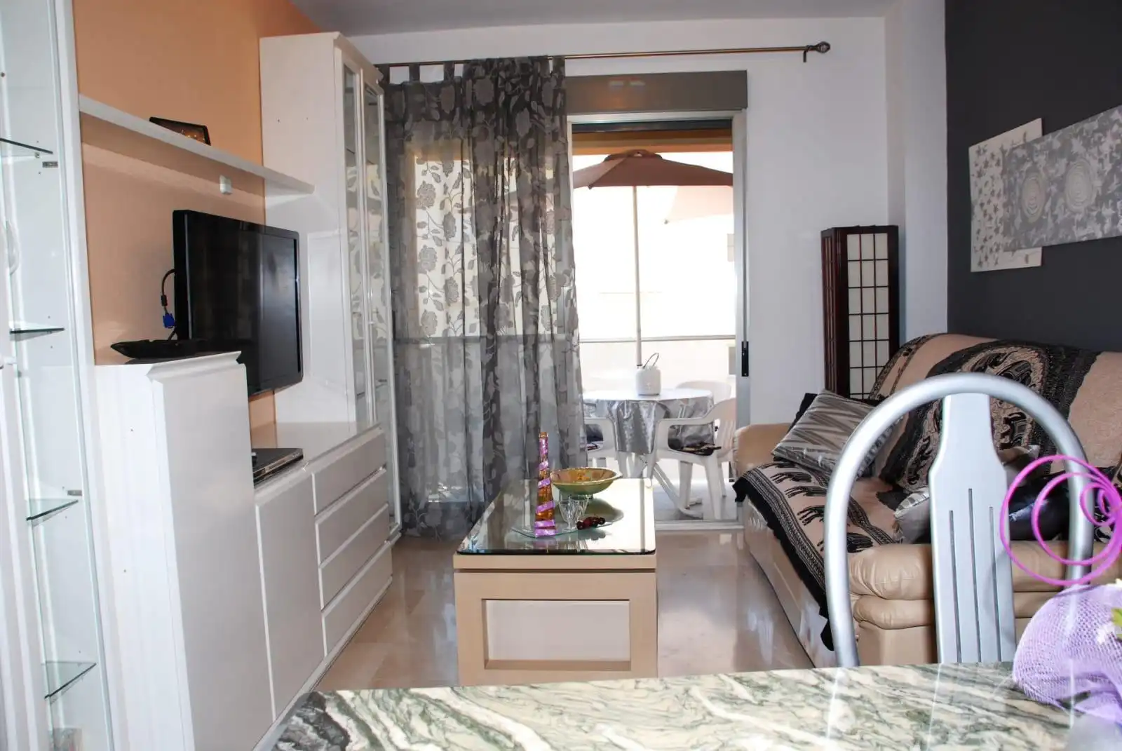 Bedroom of Flat for rent in El Campello  with Air Conditioner, Furnished and Community pool
