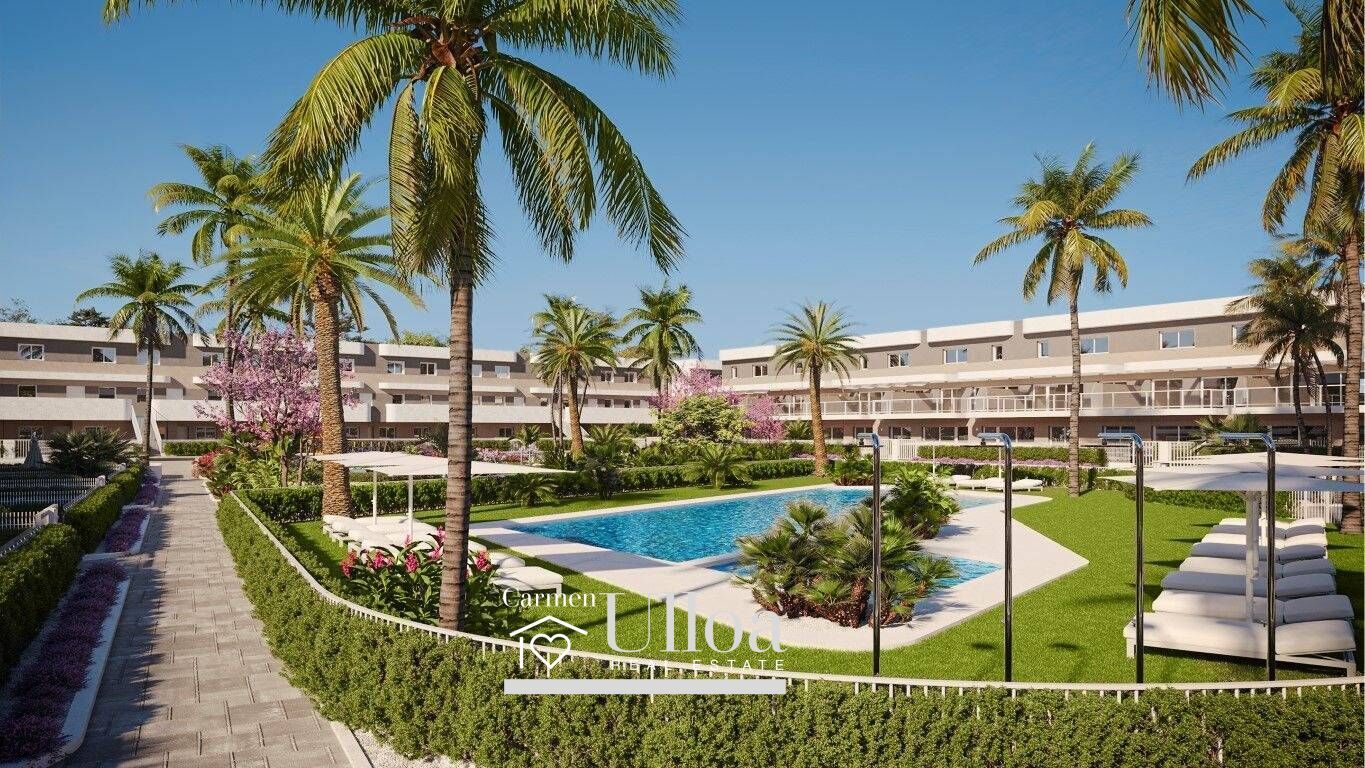 Garden of Planta baja for sale in Monforte del Cid  with Air Conditioner, Private garden and Terrace