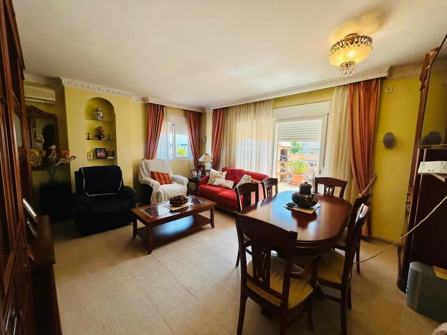 Sala de estar de Ático en venta en  Palma de Mallorca con Aire acondicionado, Calefacción y Terraza