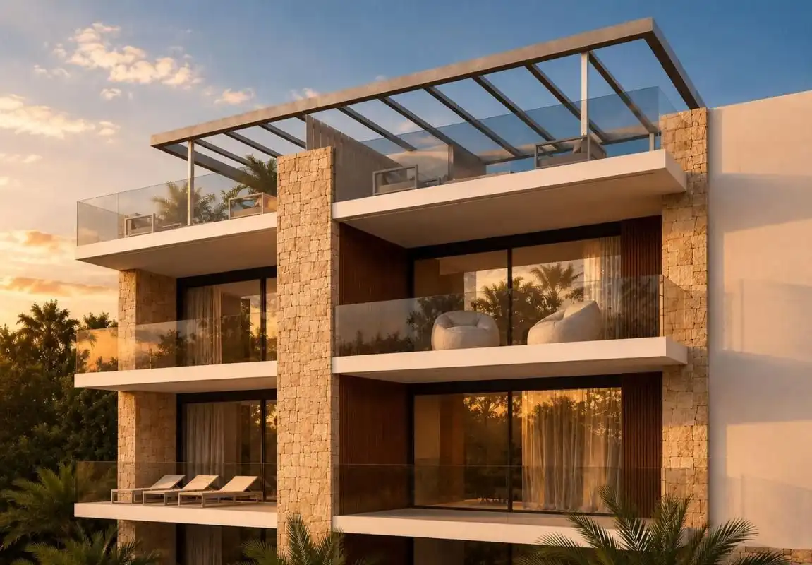 Vista exterior de Apartament en venda en Jávea / Xàbia amb Aire condicionat, Terrassa i Moblat
