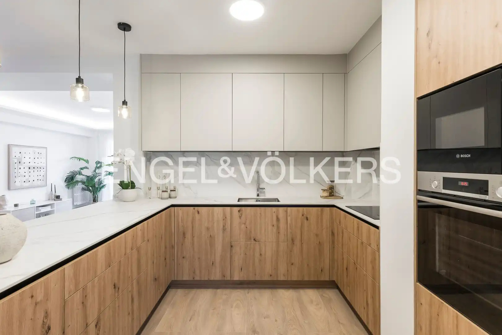 Kitchen of Flat for sale in Madrid  with Air Conditioner, Heating and Terrace