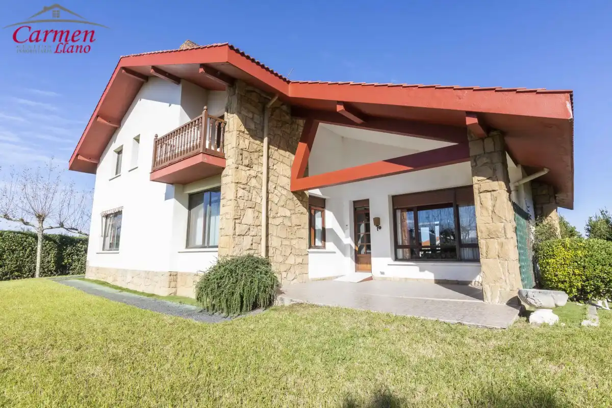 Vista exterior de Casa o chalet en venta en Getxo  con Calefacción, Jardín privado y Terraza