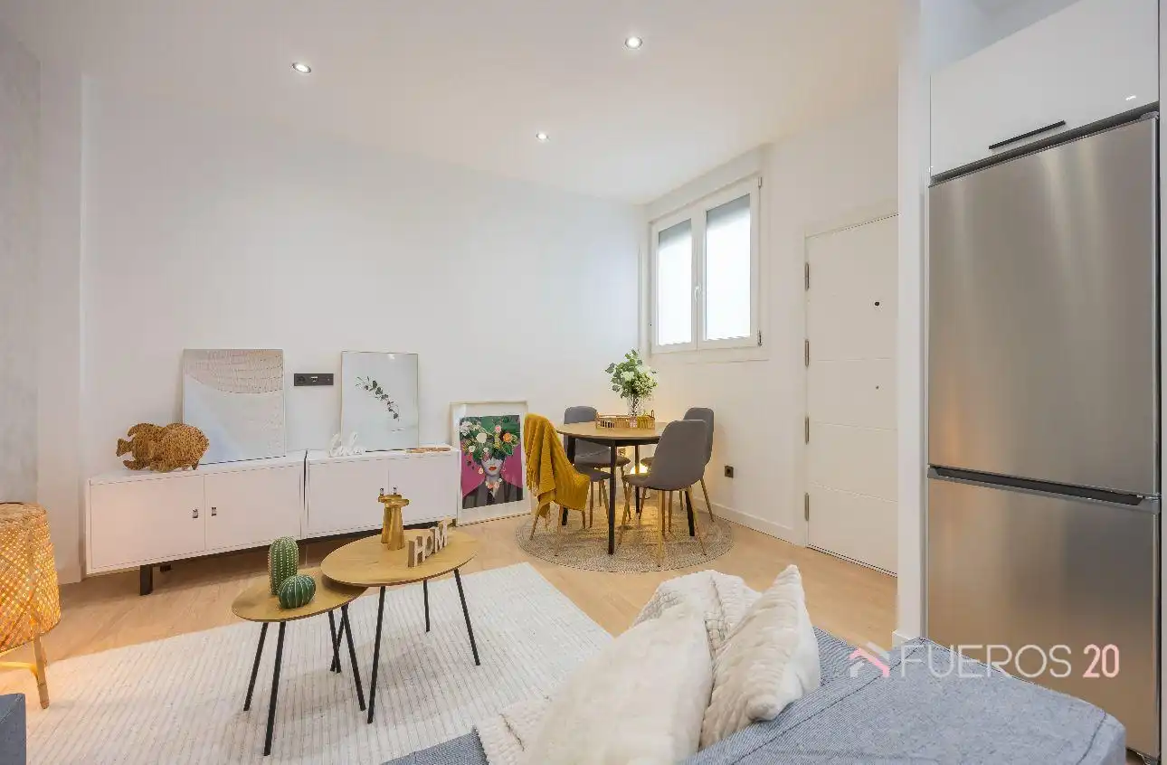 Sala de estar de Piso en venta en Getxo  con Calefacción y Amueblado