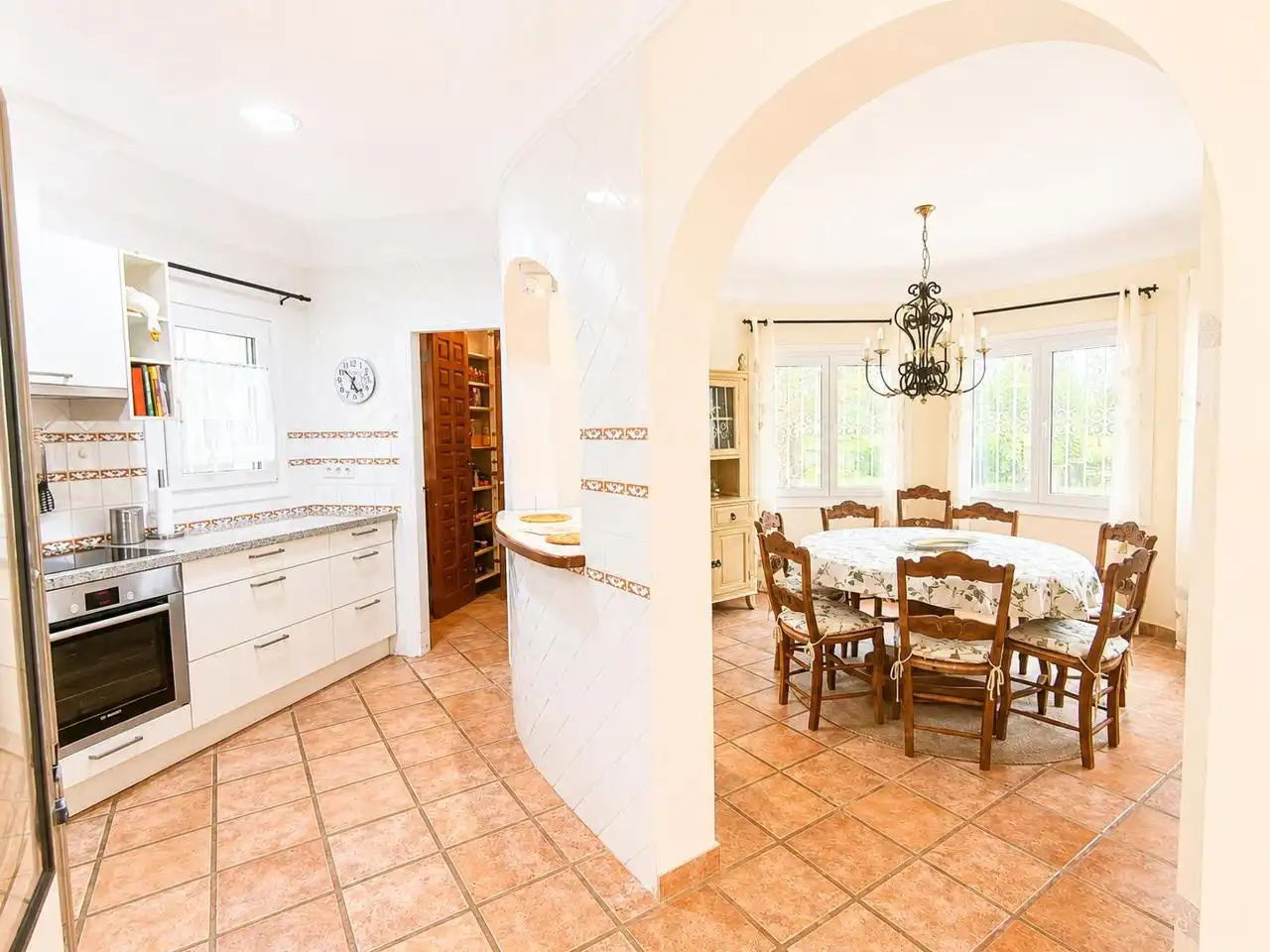 Cocina de Casa o chalet en venta en Oliva con Terraza y Piscina comunitaria