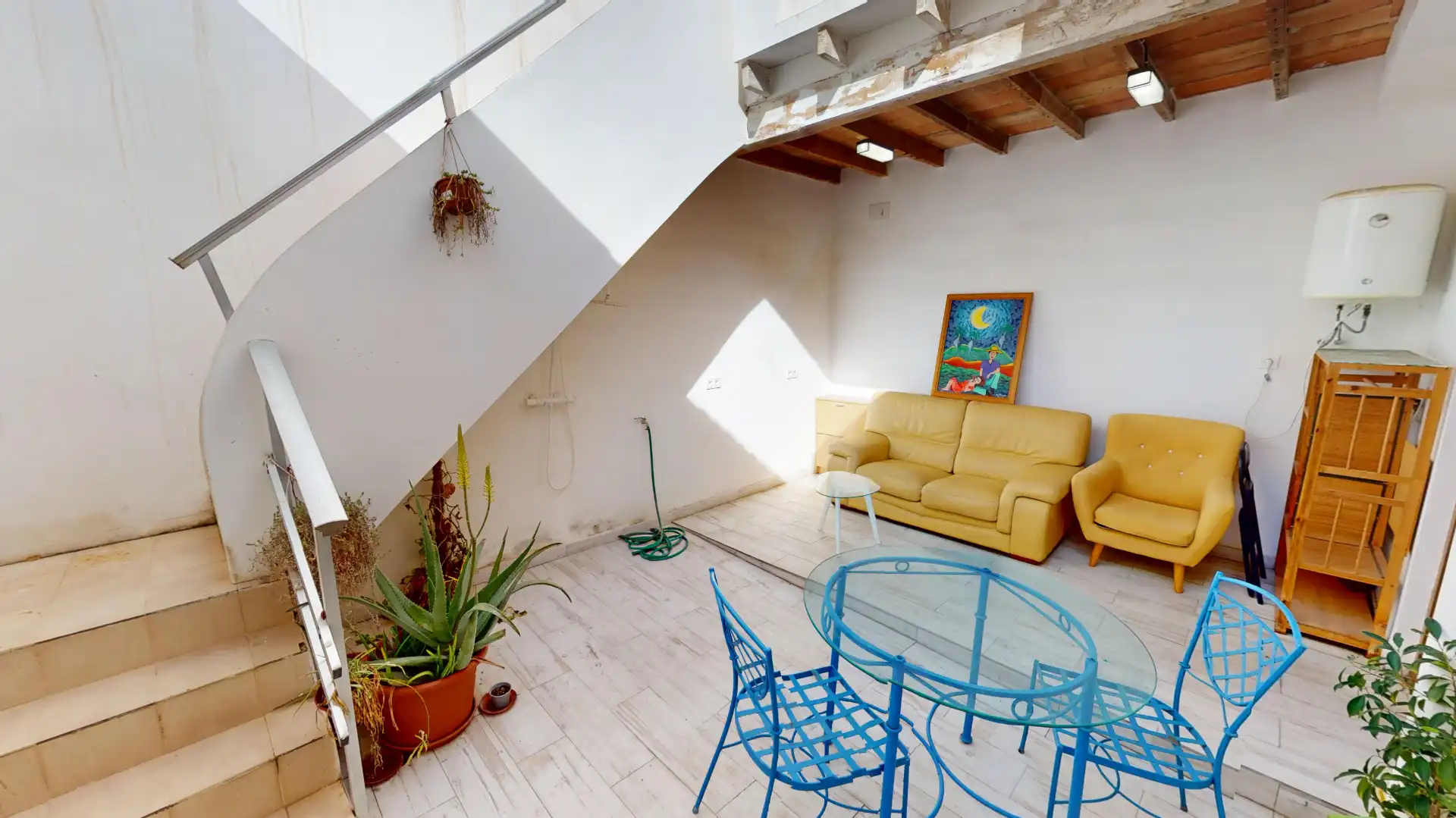 Sala d'estar de Casa o xalet en venda en Alicante / Alacant amb Terrassa i Moblat