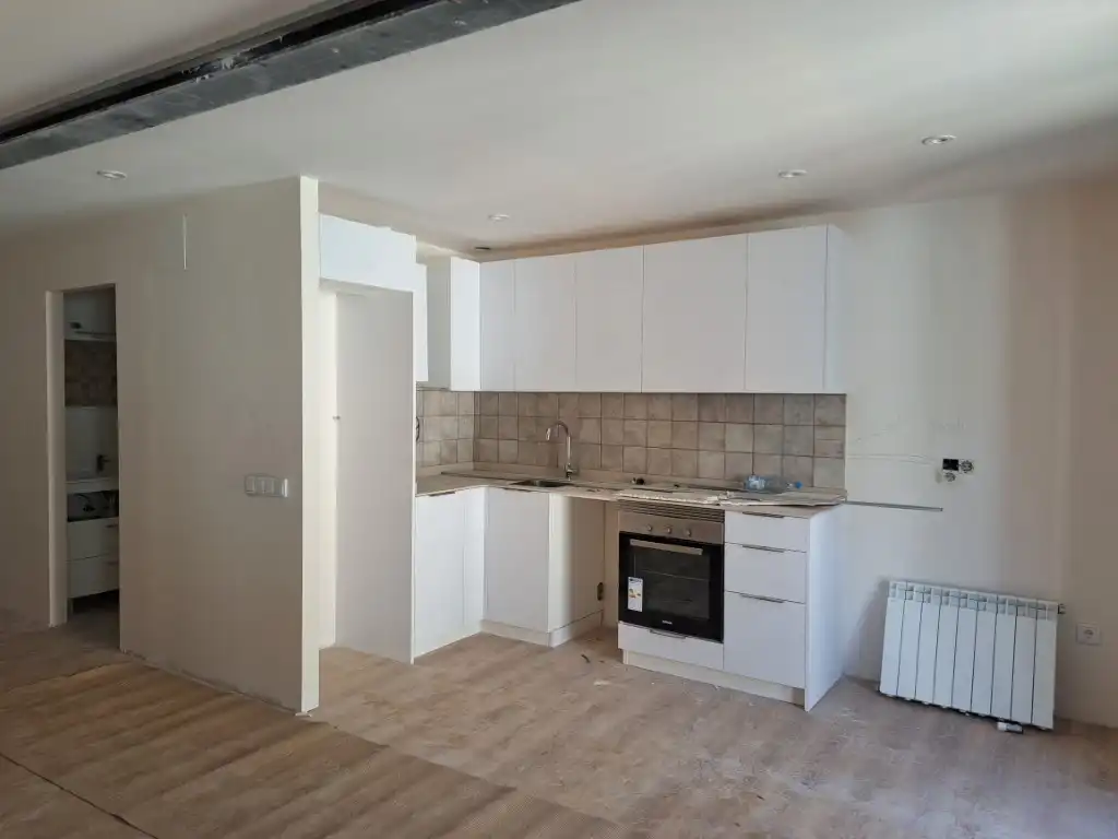 Cocina de Apartamento de alquiler en Puigcerdà con Calefacción, Parquet y Horno