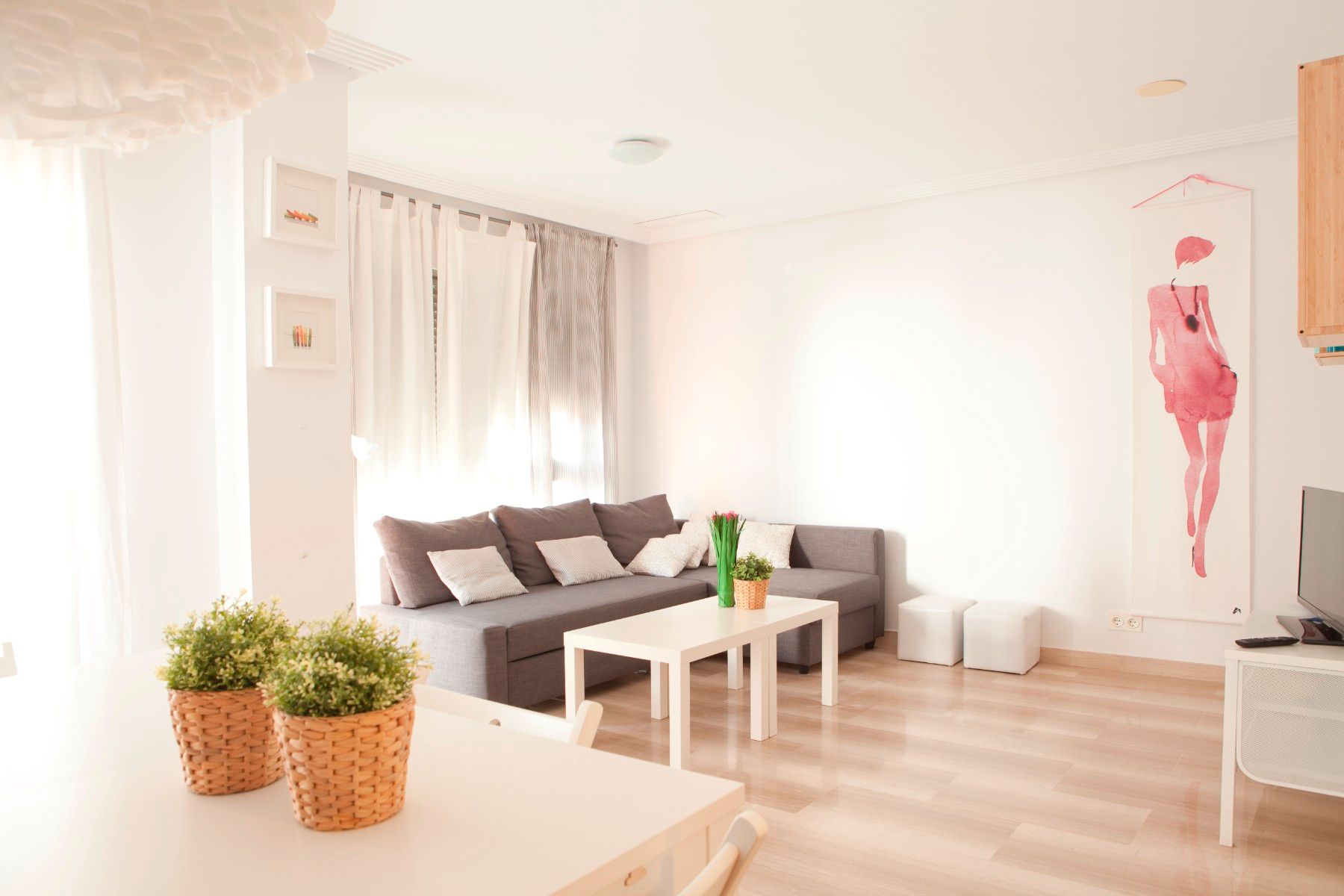 Sala d'estar de Apartament en venda en Santa Pola amb Aire condicionat, Traster i Moblat