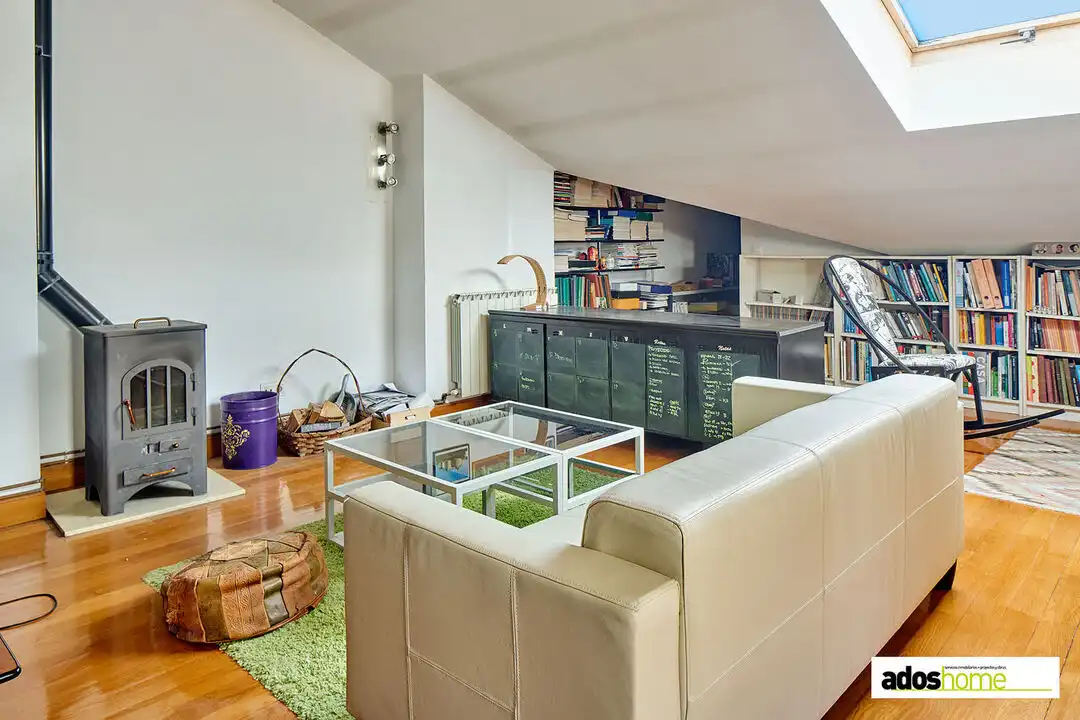 Sala de estar de Casa adosada en venta en Zarautz con Calefacción