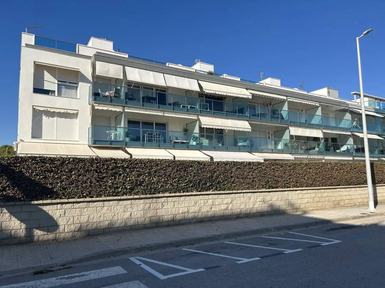 Exterior view of Flat for sale in Cubelles  with Air Conditioner, Heating and Terrace