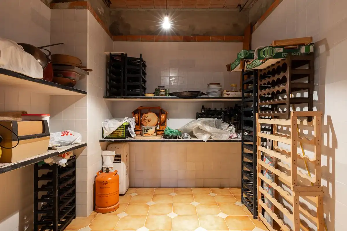 Küche von Country house zum Verkauf in Mogente / Moixent mit Klimaanlage, Heizung und Terrasse