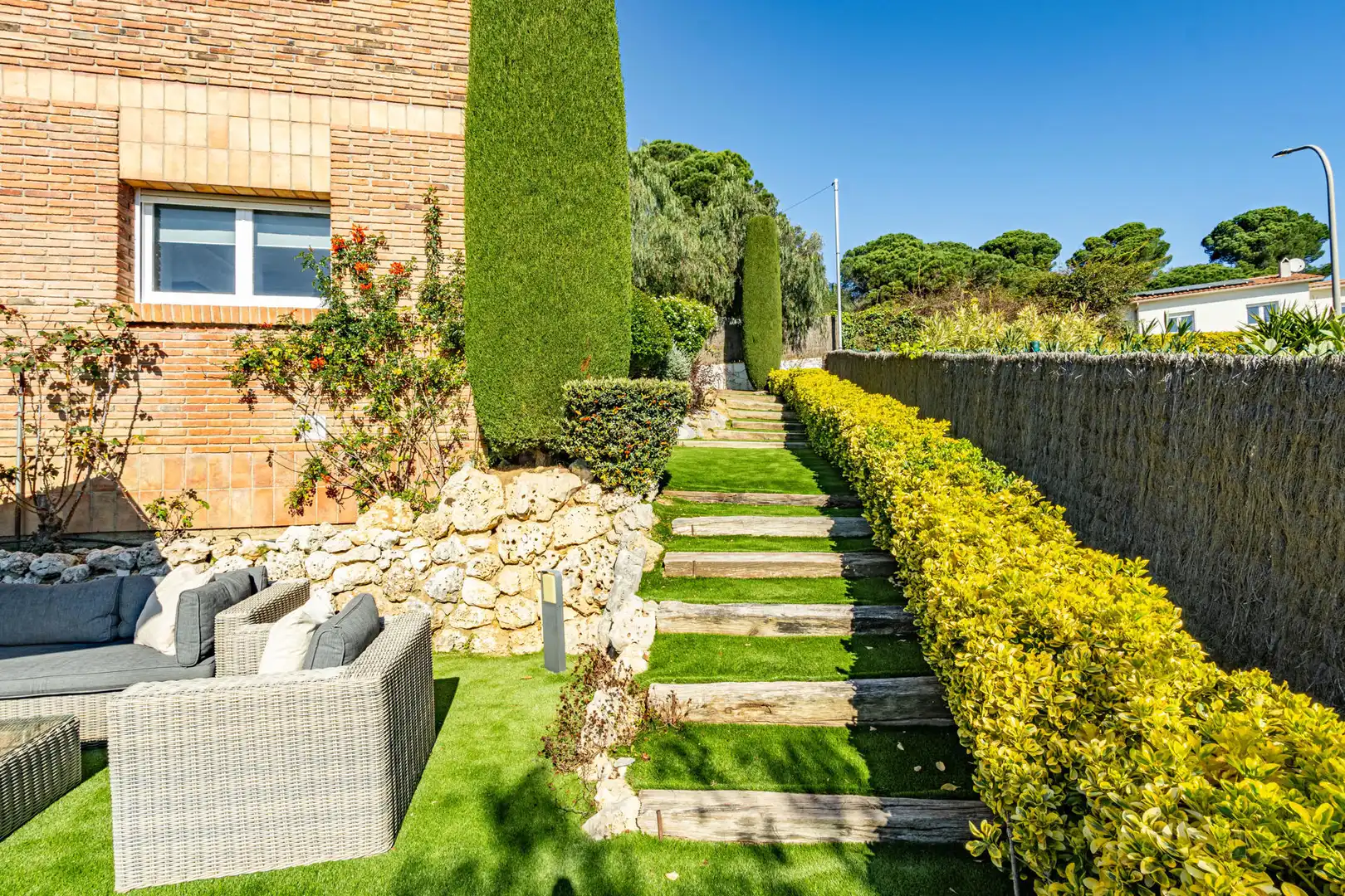 Garten von Haus oder Chalet zur Miete in Sant Vicenç de Montalt mit Heizung und Terrasse