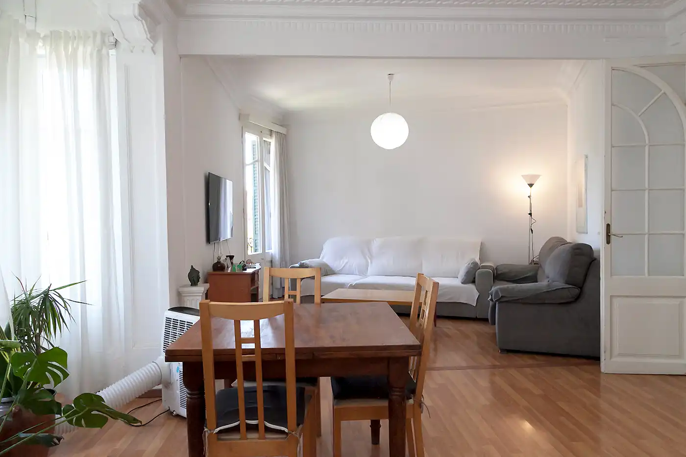 Sala de estar de Piso en venta en Barcelona con Balcón