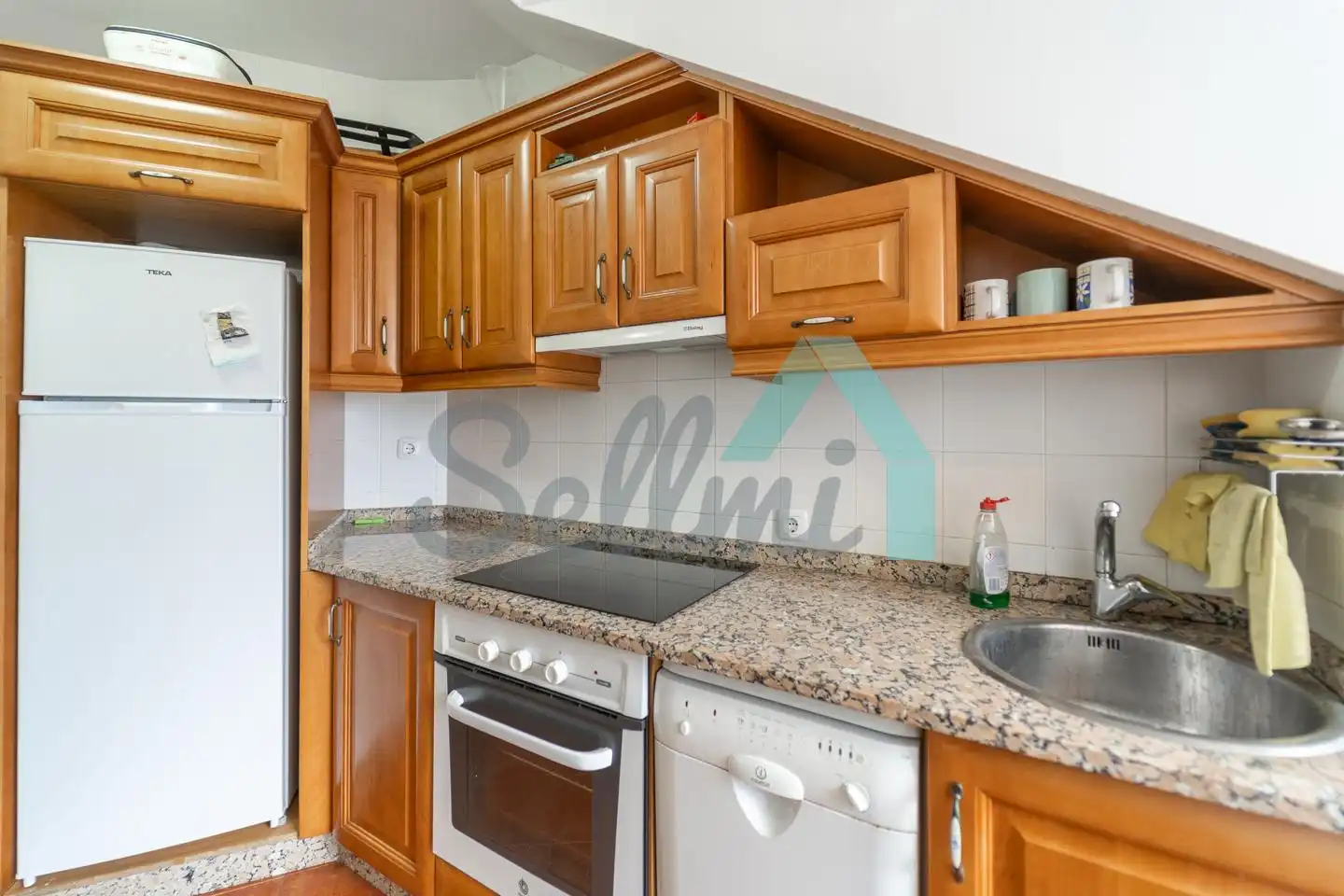 Cocina de Dúplex de alquiler en Castropol con Calefacción y Amueblado