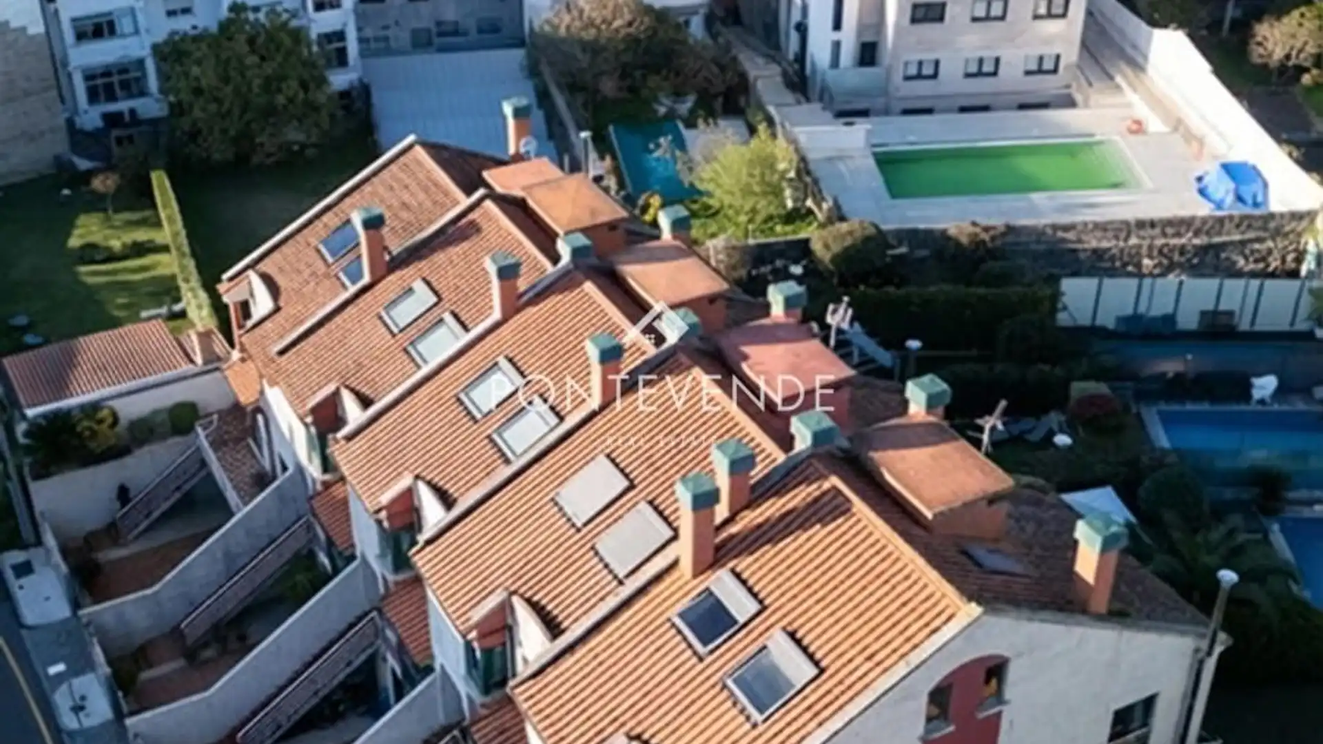 Exterior view of Single-family semi-detached for sale in Vigo   with Heating, Terrace and Storage room