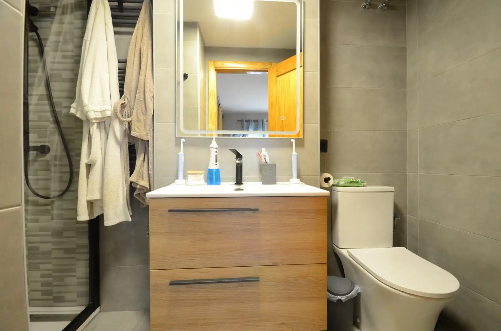 Badezimmer von Wohnung zum Verkauf in Ayamonte mit Privatgarten, Terrasse und Gemeinschaftspool