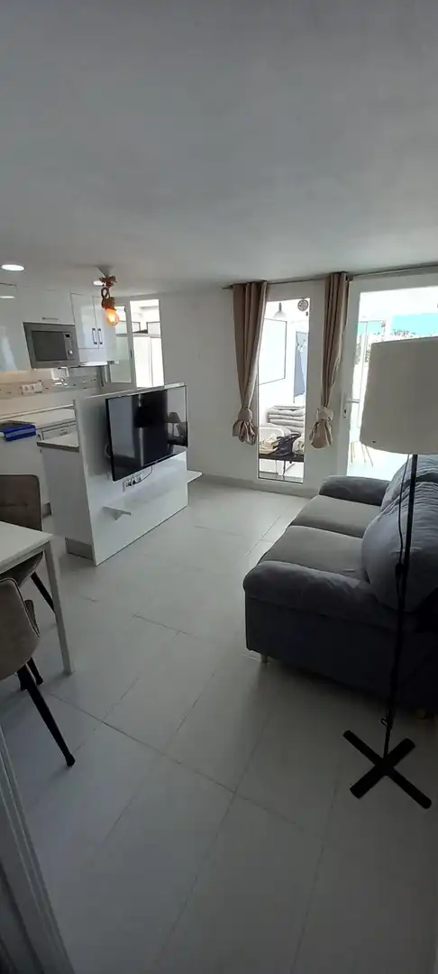 Sala de estar de Piso de alquiler en Las Palmas de Gran Canaria con Terraza y Amueblado