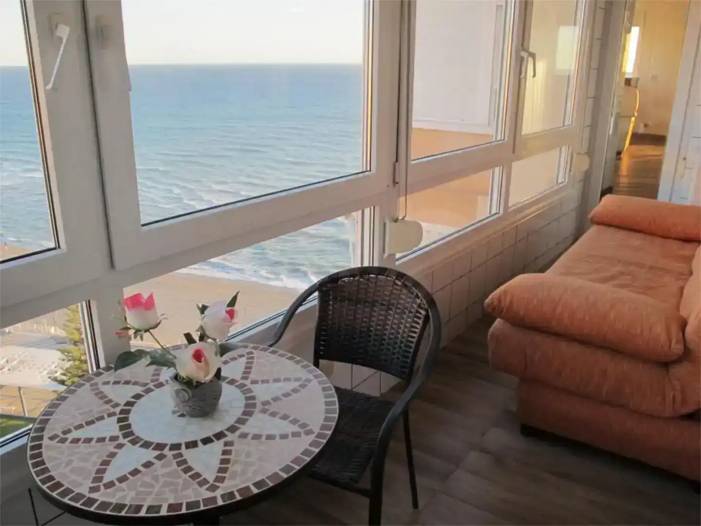 Terrasse von Dachboden zum Verkauf in Torrox mit Klimaanlage und Schwimmbad