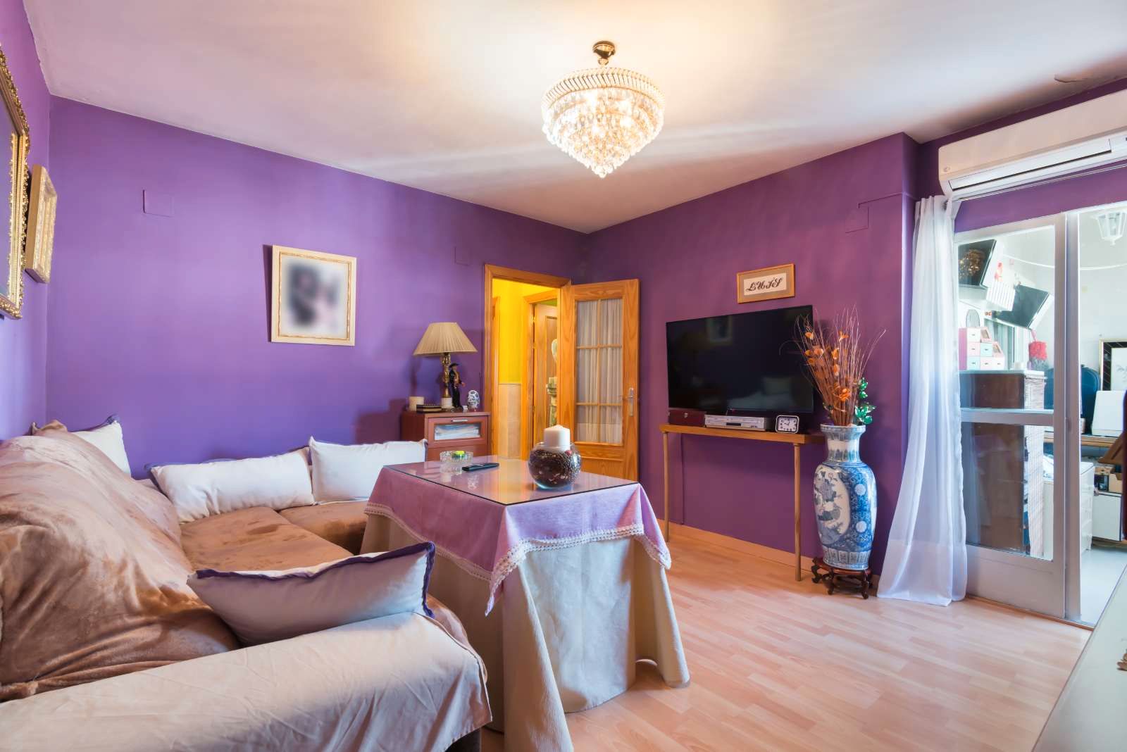 Sala de estar de Piso en venta en Talavera de la Reina con Aire acondicionado, Terraza y Amueblado