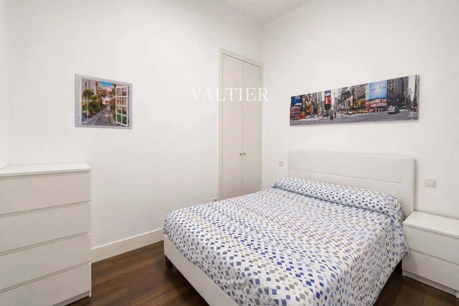 Schlafzimmer von Wohnung zur Miete in Madrid mit Klimaanlage und Möbliert
