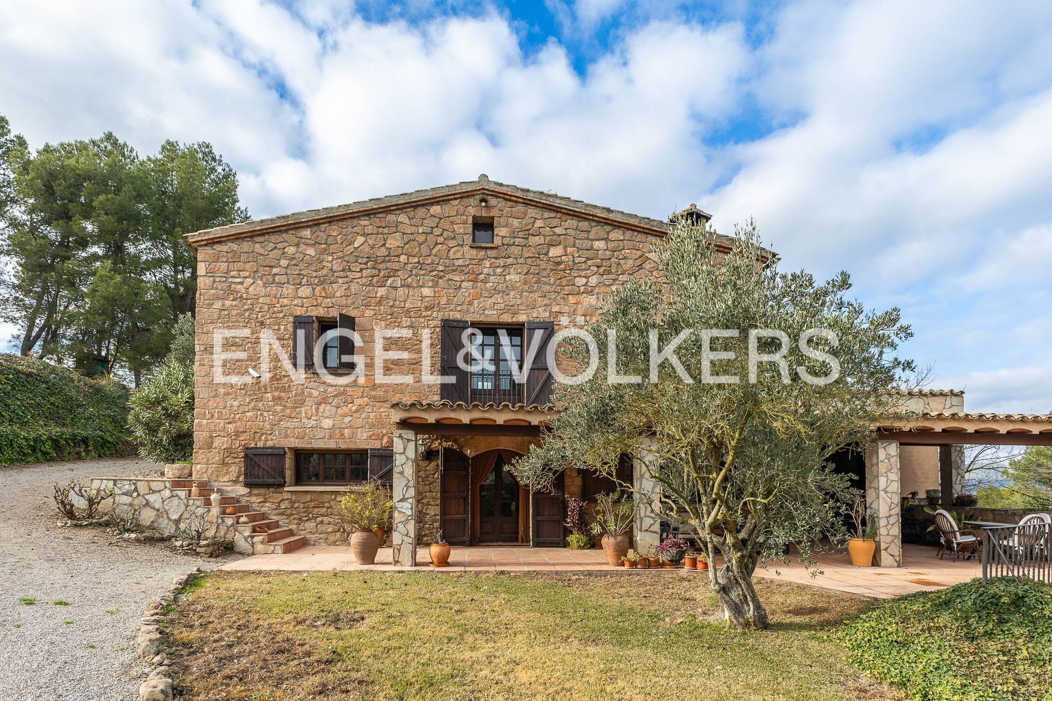 Exterior view of Country house for sale in Aguilar de Segarra  with Heating, Private garden and Terrace