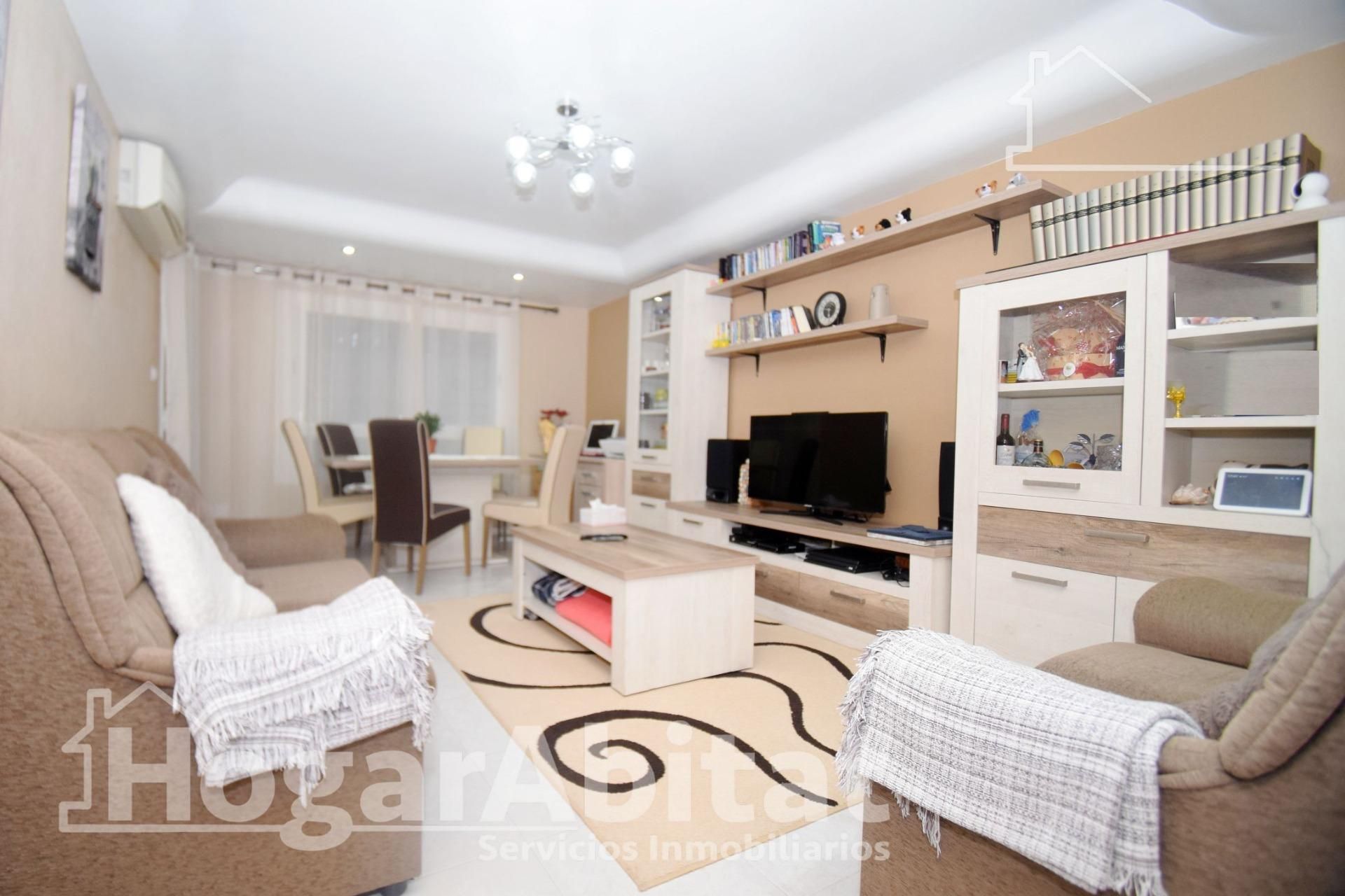 Sala de estar de Piso en venta en Nules con Aire acondicionado, Calefacción y Terraza