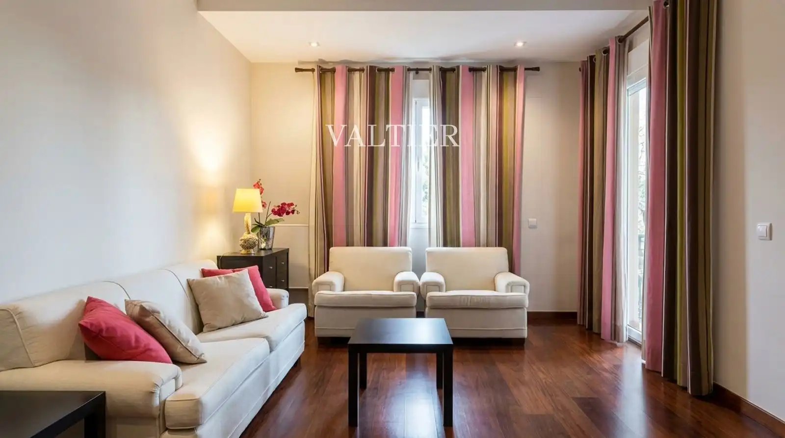 Living room of Flat for rent in Madrid  with Air Conditioner