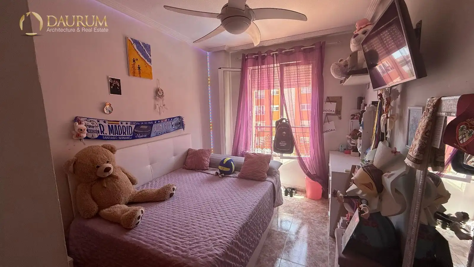 Schlafzimmer von Wohnung zum Verkauf in Alicante / Alacant mit Klimaanlage, Heizung und Abstellraum